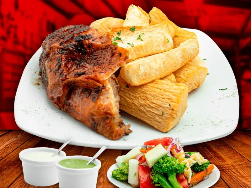 Octavo de Pollo a la Brasa
